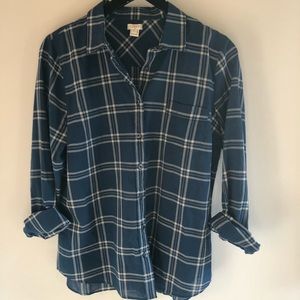 J. Crew Plaid Button-up
